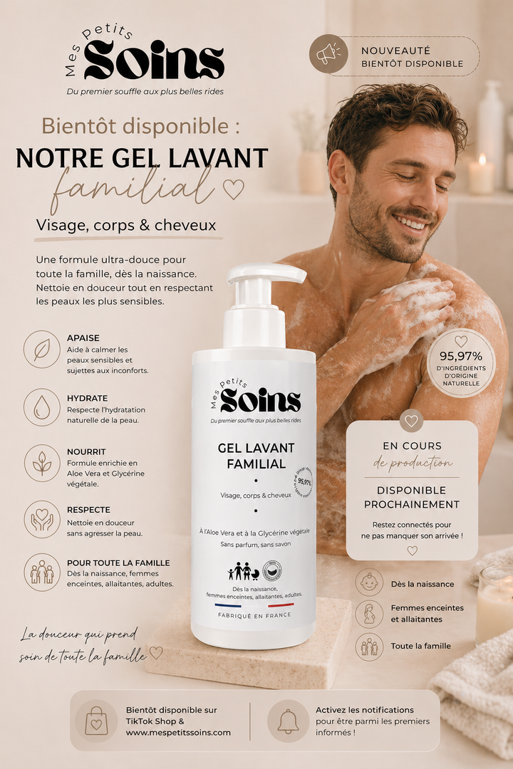 Translation missing: fr.Gel Lavant Familial - Visage, Corps &amp; Cheveux 200ml (PRECOMMANDE)