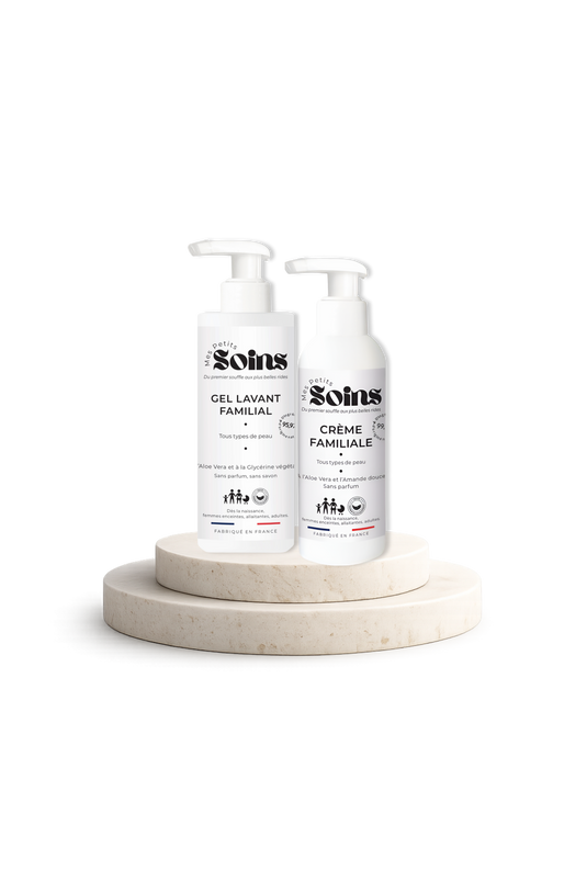 Translation missing: fr.Le Duo Familial - Crème 100ml et Gel Lavant 200ml (PRECOMMANDE)