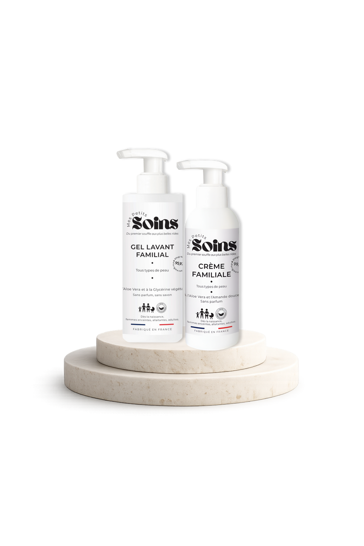 Translation missing: fr.Le Duo Familial - Crème 100ml et Gel Lavant 200ml