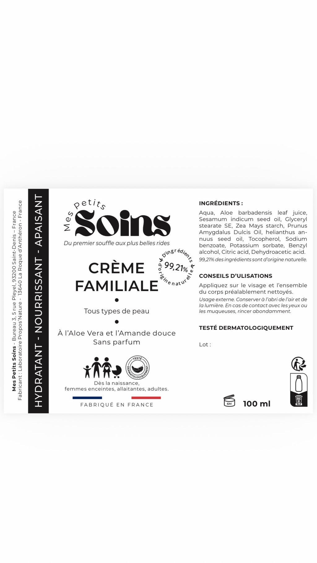 Family Cream - Face and Body - 100ml