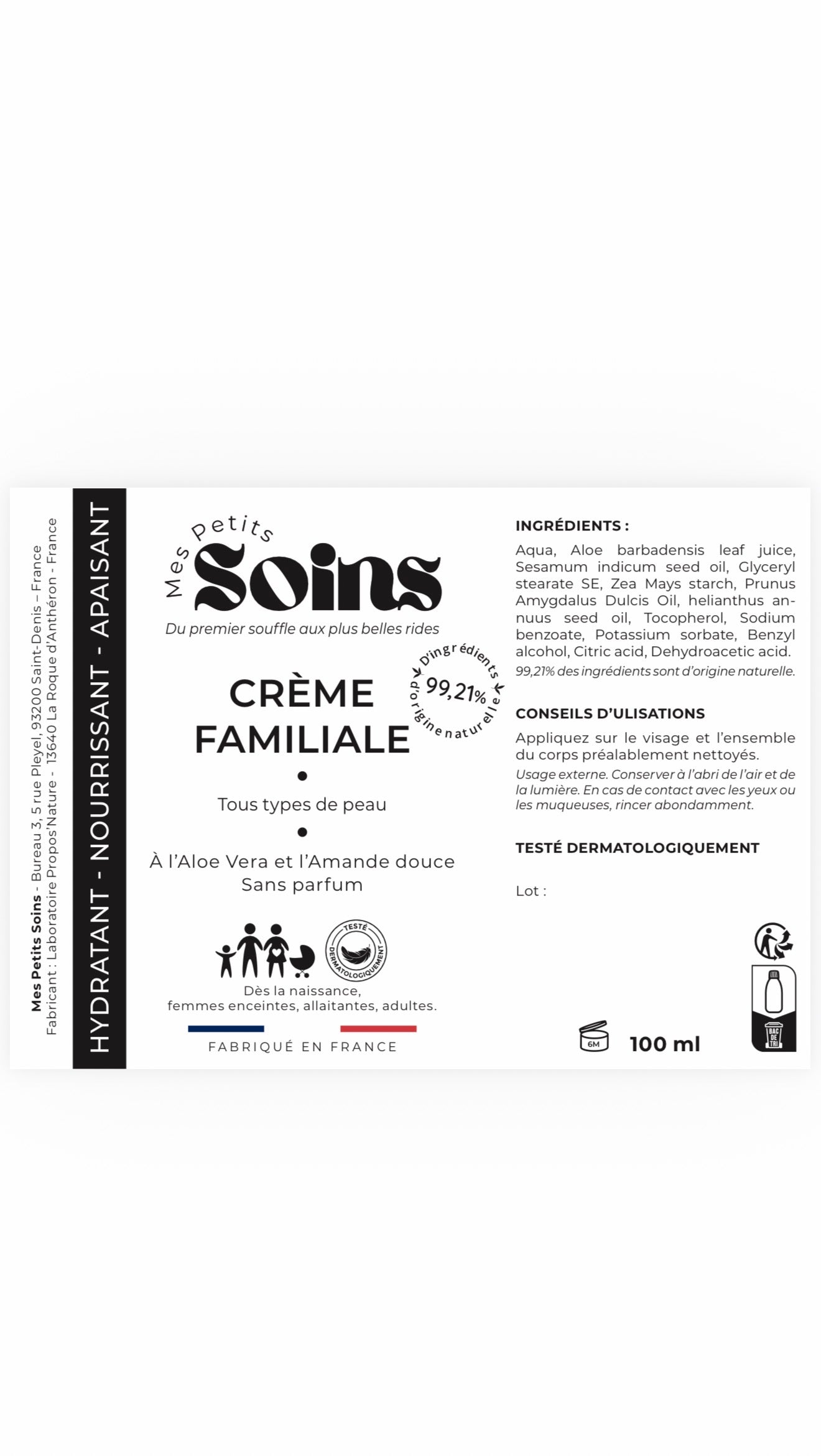 Family Cream - Face and Body - 100ml